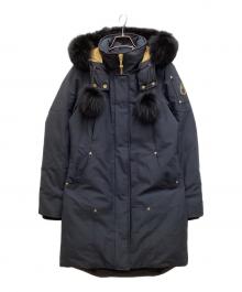 MOOSE KNUCKLES（ムース ナックルズ）の古着「GOLD STIRLING PARKA FUR ダウンコート」｜ブラック