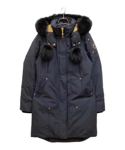MOOSE KNUCKLES（ムース ナックルズ）MOOSE KNUCKLES (ムース ナックルズ) GOLD STIRLING PARKA FUR ダウンコート ブラック サイズ:Ｓの古着・服飾アイテム
