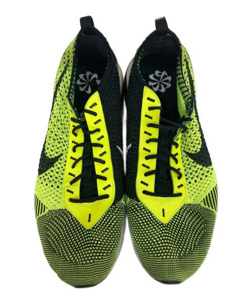 NIKE（ナイキ）NIKE (ナイキ) AIR MAX FLYKNIT RACER　エア マックス フライニット レーサー  イエロー サイズ:27.5の古着・服飾アイテム