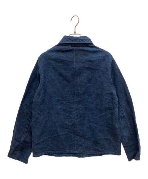 45R（フォーティファイブ・アール）45R (フォーティファイブ・アール) リネンダックの908カバーオールジャケット インディゴ サイズ:2の古着・服飾アイテム