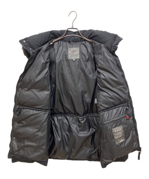 DUVETICA（デュベティカ）DUVETICA (デュベティカ) EUBULEODUE ファー付きダウンジャケット ブラック サイズ:50の古着・服飾アイテム