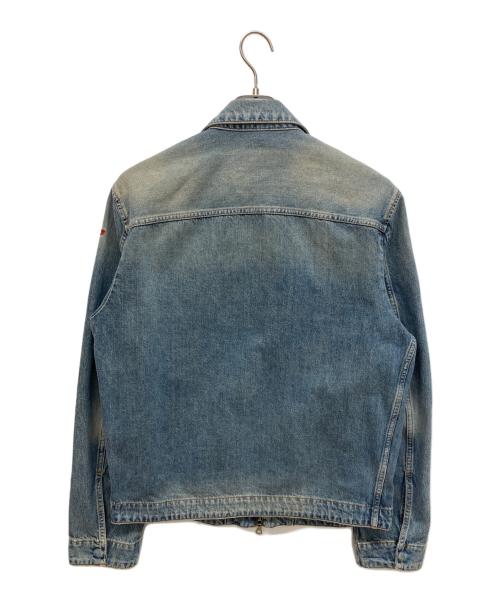 DIESEL（ディーゼル）DIESEL (ディーゼル) D-ROHE ジップアップデニムジャケット インディゴ サイズ:Lの古着・服飾アイテム