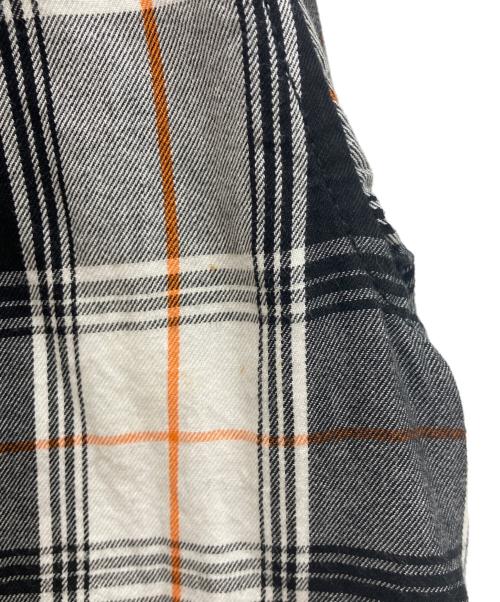 DIESEL（ディーゼル）DIESEL (ディーゼル) ワッペンチェックシャツ ブラック サイズ:Mの古着・服飾アイテム