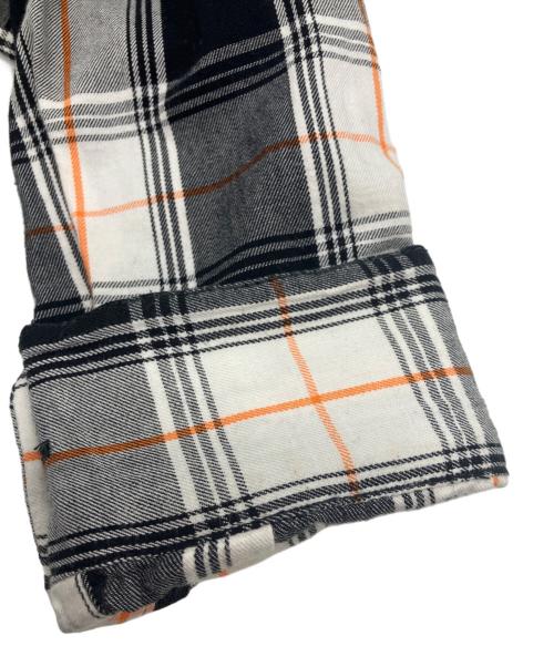 DIESEL（ディーゼル）DIESEL (ディーゼル) ワッペンチェックシャツ ブラック サイズ:Mの古着・服飾アイテム