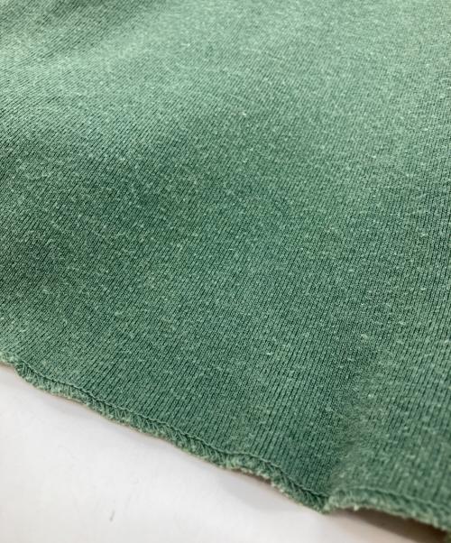 BOWWOW（バウワウ）BOWWOW (バウワウ) UNIVERSITY OF MANHATTAN  7分袖カットソー グリーン サイズ:ONEの古着・服飾アイテム