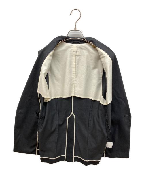 Demi-Luxe Beams（デミルクス ビームス）Demi-Luxe BEAMS (デミルクス ビームス) ツイル ベルト付き ジレ グレー サイズ:38の古着・服飾アイテム