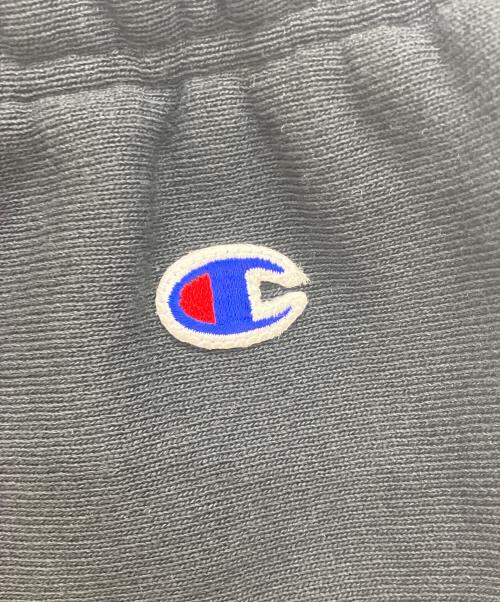 Champion REVERSE WEAVE（チャンピオン リバース ウィーブ）Champion REVERSE WEAVE (チャンピオン リバース ウィーブ) Adam et Rope (アダム エ ロペ) スウェットパンツ　 ワイド フレア ボトムス ブラック サイズ:Mの古着・服飾アイテム