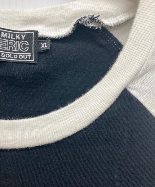 Hysteric Glamour（ヒステリックグラマー）Hysteric Glamour (ヒステリックグラマー) BAD AS MAMA 七分袖Tシャツ ブラック サイズ:XLの古着・服飾アイテム