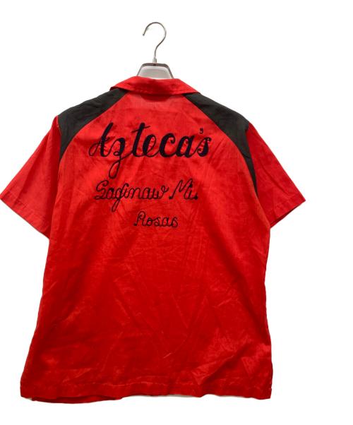 Hilton（ヒルトン）Hilton (ヒルトン) 70'sヴィンテージボーリングシャツ レッド サイズ:40の古着・服飾アイテム