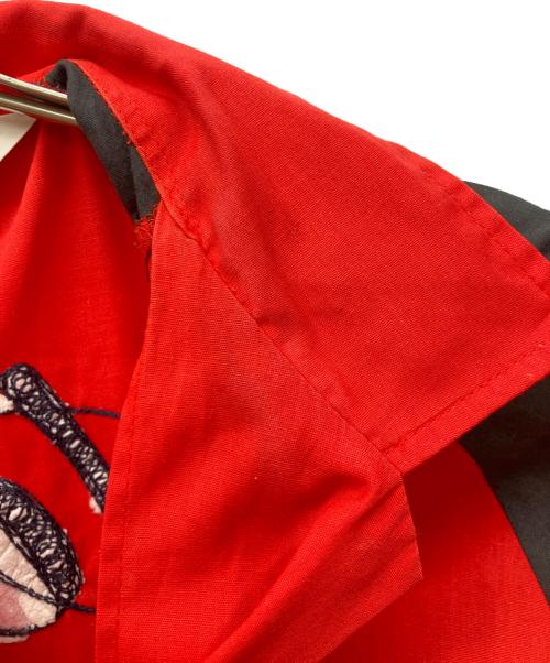 Hilton（ヒルトン）Hilton (ヒルトン) 70'sヴィンテージボーリングシャツ レッド サイズ:40の古着・服飾アイテム