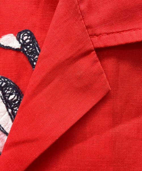 Hilton（ヒルトン）Hilton (ヒルトン) 70'sヴィンテージボーリングシャツ レッド サイズ:40の古着・服飾アイテム