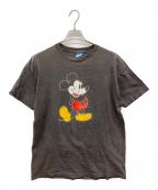 USEDユーズド）の古着「ヴィンテージミッキープリントTシャツ」｜ブラック