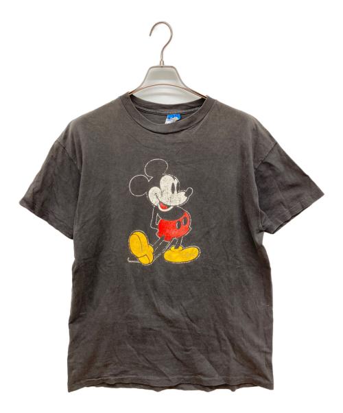 USED（ユーズド）USED (ユーズド) ヴィンテージミッキープリントTシャツ ブラック サイズ:XLの古着・服飾アイテム