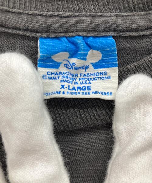 USED（ユーズド）USED (ユーズド) ヴィンテージミッキープリントTシャツ ブラック サイズ:XLの古着・服飾アイテム