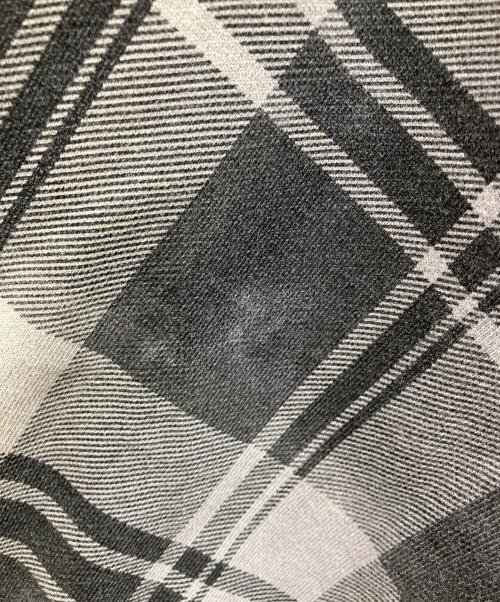 BAPE BY A BATHING APE（ベイプバイアベイシングエイプ）BAPE BY A BATHING APE (ベイプバイアベイシングエイプ) 初期タグ　エルボーパッチ付きチェック柄ラグランフルジップパーカー ブラック サイズ:Lの古着・服飾アイテム