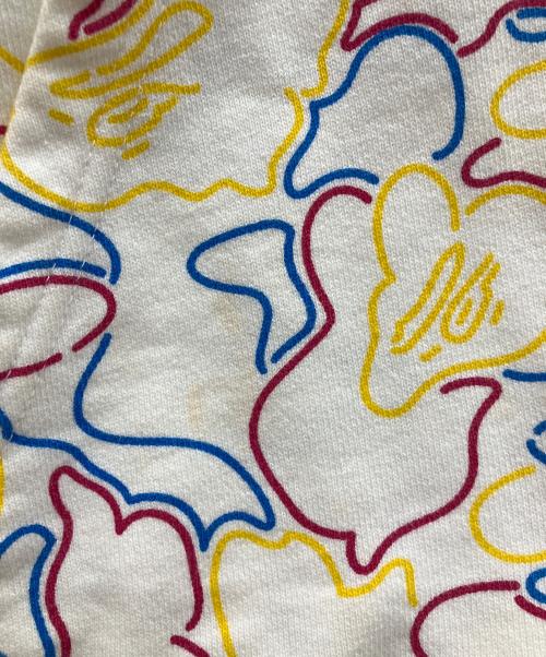 APEE by A BATHING APE（エーエイプ・バイ・ア・ベイシング・エイプ）APEE BY A BATHING APE (エーエイプ・バイ・ア・ベイシング・エイプ) ネオンサルカモ　ダブルジップパーカー ホワイト サイズ:TALLの古着・服飾アイテム