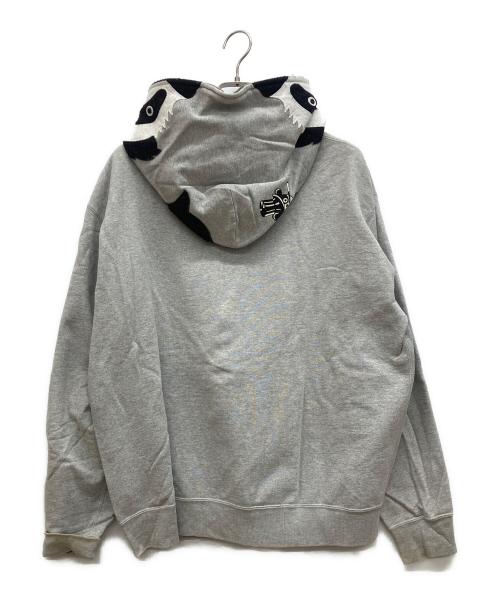 A BATHING APE（ア ベイシング エイプ）A BATHING APE (ア ベイシング エイプ) PANDA FULL ZIP HOODIE　パンダ・フル・ジップ・フーディ グレー サイズ:XLの古着・服飾アイテム
