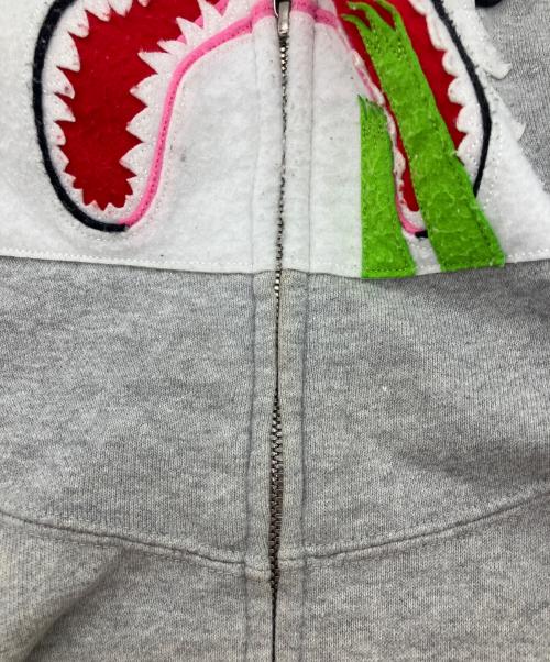 A BATHING APE（ア ベイシング エイプ）A BATHING APE (ア ベイシング エイプ) PANDA FULL ZIP HOODIE　パンダ・フル・ジップ・フーディ グレー サイズ:XLの古着・服飾アイテム