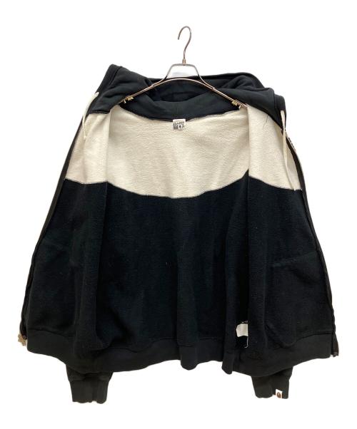 BAPE BY A BATHING APE（ベイプバイアベイシングエイプ）BAPE BY A BATHING APE (ベイプバイアベイシングエイプ) 初期タグ/ノルディック柄フルジップパーカー　 ブラック サイズ:XLの古着・服飾アイテム