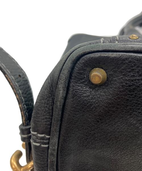 Chloe（クロエ）Chloe (クロエ) レザーパディントントートバッグ　Paddington Zip Leather Shopping Tote ブラックの古着・服飾アイテム