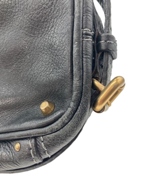 Chloe（クロエ）Chloe (クロエ) レザーパディントントートバッグ　Paddington Zip Leather Shopping Tote ブラックの古着・服飾アイテム