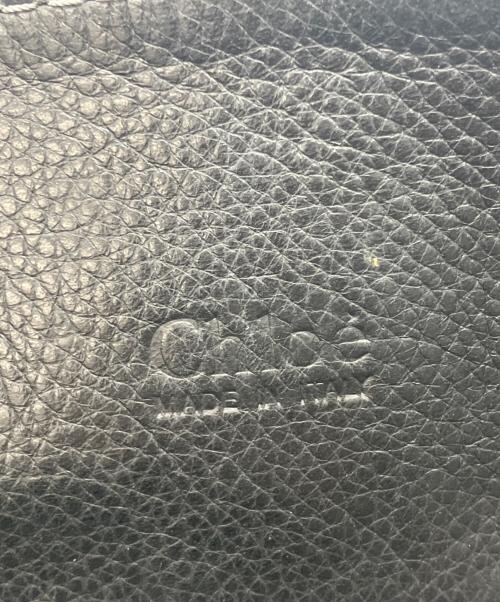 Chloe（クロエ）Chloe (クロエ) レザーパディントントートバッグ　Paddington Zip Leather Shopping Tote ブラックの古着・服飾アイテム