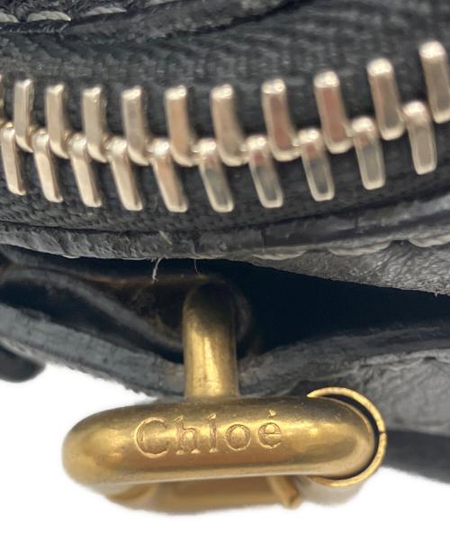 Chloe（クロエ）Chloe (クロエ) レザーパディントントートバッグ　Paddington Zip Leather Shopping Tote ブラックの古着・服飾アイテム