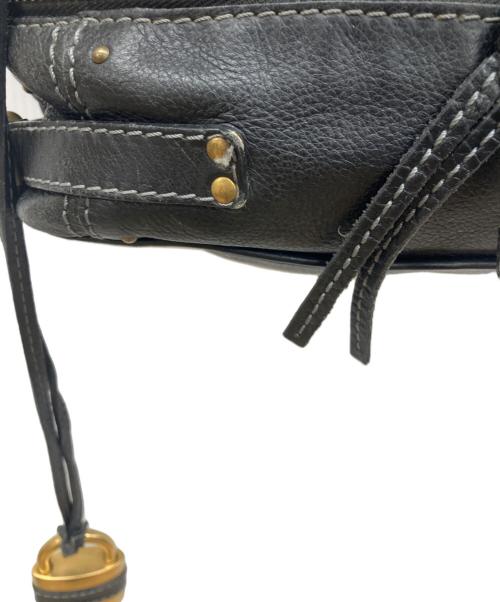 Chloe（クロエ）Chloe (クロエ) レザーパディントントートバッグ　Paddington Zip Leather Shopping Tote ブラックの古着・服飾アイテム