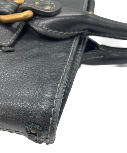 Chloe（クロエ）Chloe (クロエ) レザーパディントントートバッグ　Paddington Zip Leather Shopping Tote ブラックの古着・服飾アイテム
