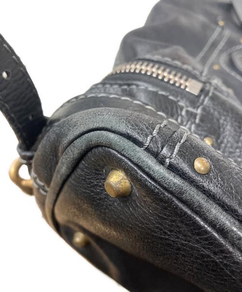 Chloe（クロエ）Chloe (クロエ) レザーパディントントートバッグ　Paddington Zip Leather Shopping Tote ブラックの古着・服飾アイテム