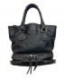 Chloe (クロエ) レザーパディントントートバッグ　Paddington Zip Leather Shopping Tote ブラック：60000円