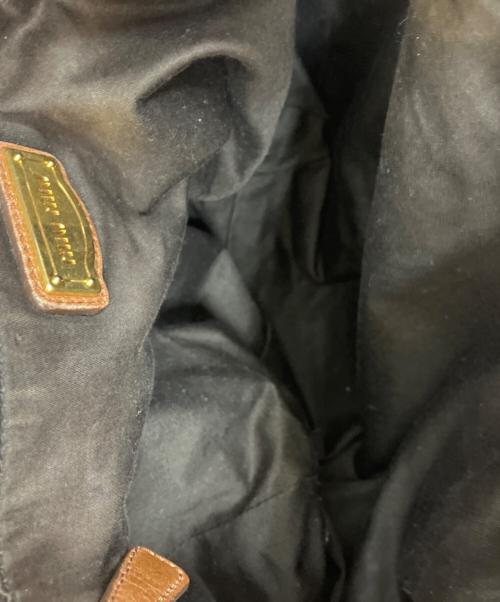 MIU MIU（ミュウミュウ）MIU MIU (ミュウミュウ) Vitello Lux Ribbon 2WAYショルダーバッグ　　ヴィッテロ・ラックス・リボン・ツーウェイ・ショルダーバッグ ブラウンの古着・服飾アイテム