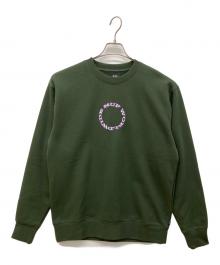 HUF（ハフ）の古着「サークルロゴ刺繍スウェット」｜グリーン