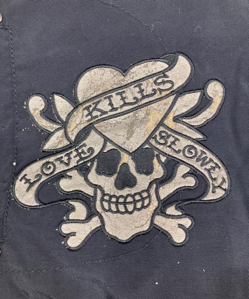 Ed Hardy（エド ハーディー）ED HARDY (エド ハーディー) ワークジャケット ブラック サイズ:Mの古着・服飾アイテム