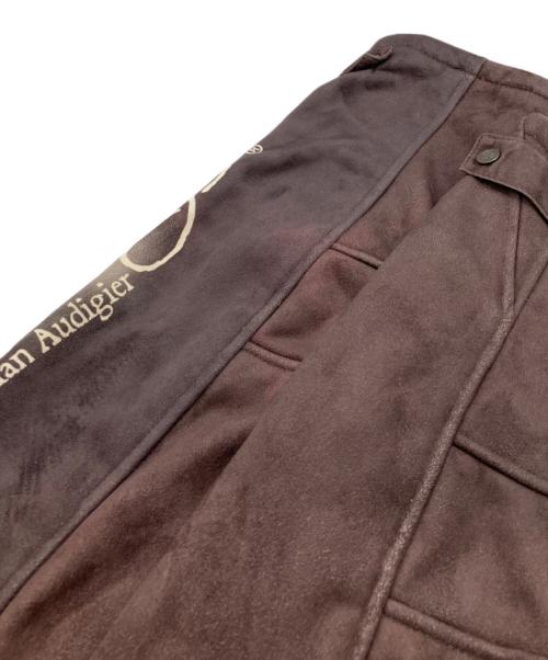 Ed Hardy（エド ハーディー）ED HARDY (エド ハーディー) ジップパーカー ブラウン サイズ:Ｌの古着・服飾アイテム