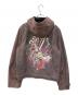 ED HARDY (エド ハーディー) ジップパーカー ブラウン サイズ:Ｌ：4000円