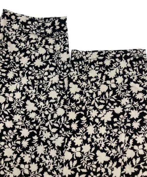 KAGURE（カグレ）kagure (カグレ) モノトーンプリントワンピース ブラックの古着・服飾アイテム