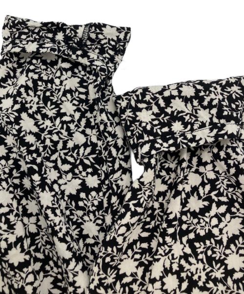 KAGURE（カグレ）kagure (カグレ) モノトーンプリントワンピース ブラックの古着・服飾アイテム