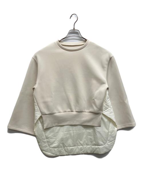LE PHIL（ル フィル）LE PHIL (ル フィル) キルティングコンビトップ ホワイト サイズ:Freeの古着・服飾アイテム