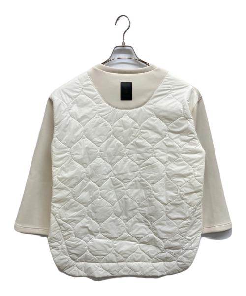 LE PHIL（ル フィル）LE PHIL (ル フィル) キルティングコンビトップ ホワイト サイズ:Freeの古着・服飾アイテム
