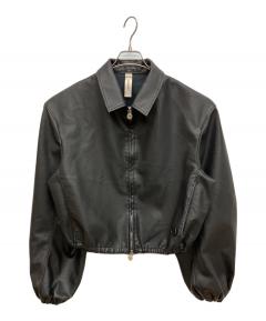 中古・古着通販】sacai (サカイ) Wool Knit × Suiting Jacket ブラック