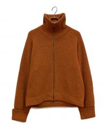 ANCELLM（アンセルム）の古着「ドライバーズニット」｜ブラウン