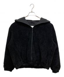 gabriela coll garments（ガブリエラコールガーメンツ）の古着「CORDUROY PUFFER ZIPPER JACKET」｜ブラック