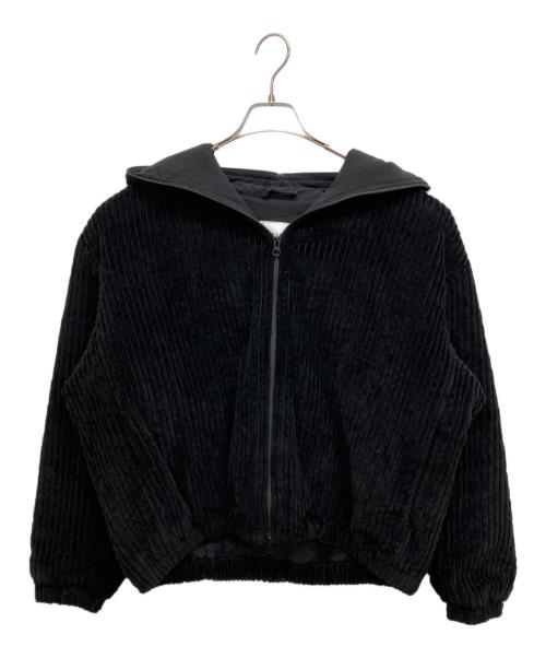 gabriela coll garments（ガブリエラコールガーメンツ）GABRIELA COLL GARMENTS (ガブリエラコールガーメンツ) CORDUROY PUFFER ZIPPER JACKET ブラック サイズ:2の古着・服飾アイテム