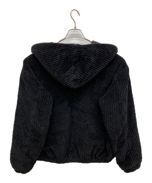gabriela coll garments（ガブリエラコールガーメンツ）GABRIELA COLL GARMENTS (ガブリエラコールガーメンツ) CORDUROY PUFFER ZIPPER JACKET ブラック サイズ:2の古着・服飾アイテム