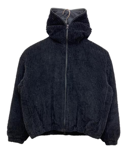 gabriela coll garments（ガブリエラコールガーメンツ）GABRIELA COLL GARMENTS (ガブリエラコールガーメンツ) CORDUROY PUFFER ZIPPER JACKET ブラック サイズ:2の古着・服飾アイテム