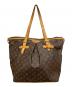 LOUIS VUITTON（ルイ ヴィトン）の古着「パレルモGM モノグラムトートバッグ」｜ブラウン