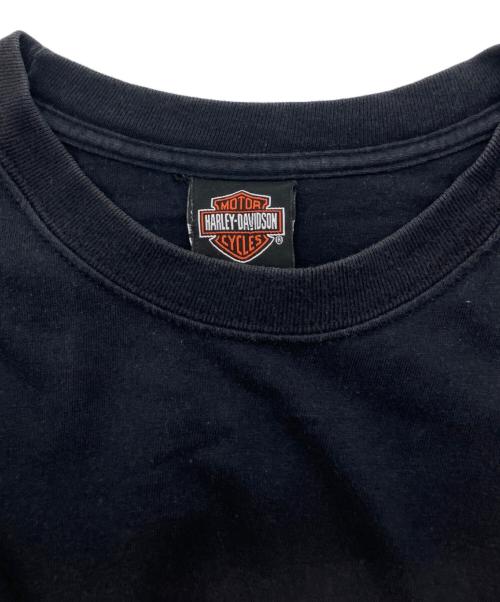HARLEY-DAVIDSON（ハーレーダビッドソン）HARLEY-DAVIDSON (ハーレーダビッドソン) プリントTシャツ ブラック サイズ:2ＸＬの古着・服飾アイテム