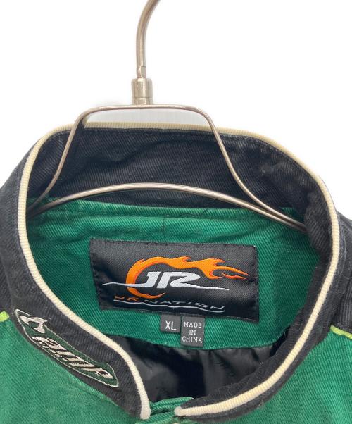 JR NATION（ジェイアール ネイション）JR NATION (ジェイアール ネイション) AMP ENERGYレーシングジャケット グリーン サイズ:XLの古着・服飾アイテム