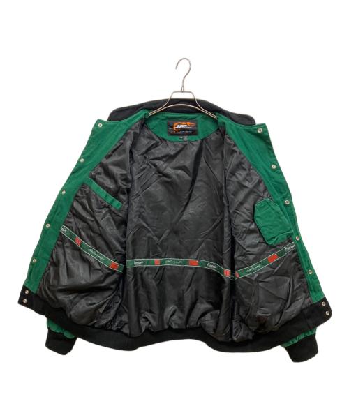 JR NATION（ジェイアール ネイション）JR NATION (ジェイアール ネイション) AMP ENERGYレーシングジャケット グリーン サイズ:XLの古着・服飾アイテム